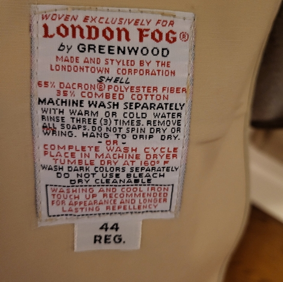 Vintage London Fog Maincoat Trench - Picture 2 of 8